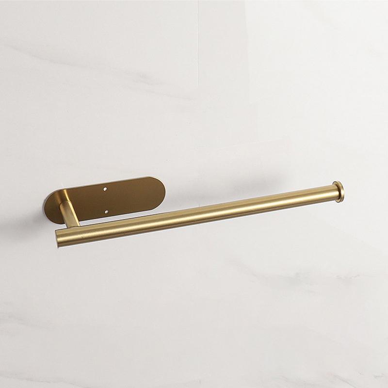 Self Adhesive Tssue Holder Punch-Free Roll Paper Holder Kitchen Hook Storage Holder Stainless Steel Wall Mount Towel Rack