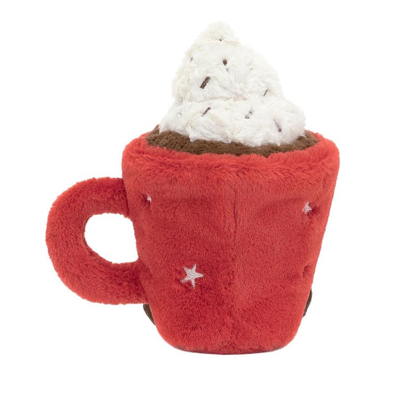 Jellycat Рождественский Горячий Шоколад Милая Кукла Плюшевая Кукла Высотой 19 см
