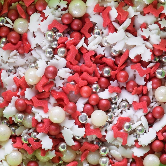Christmas Claus Sugar Sprinkles Mix 50G