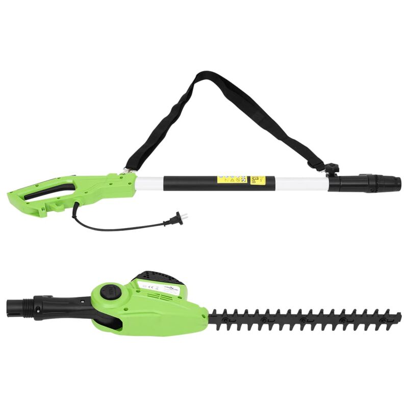vidaXL Taille-haie électrique à perche télescopique 41 cm 550 W