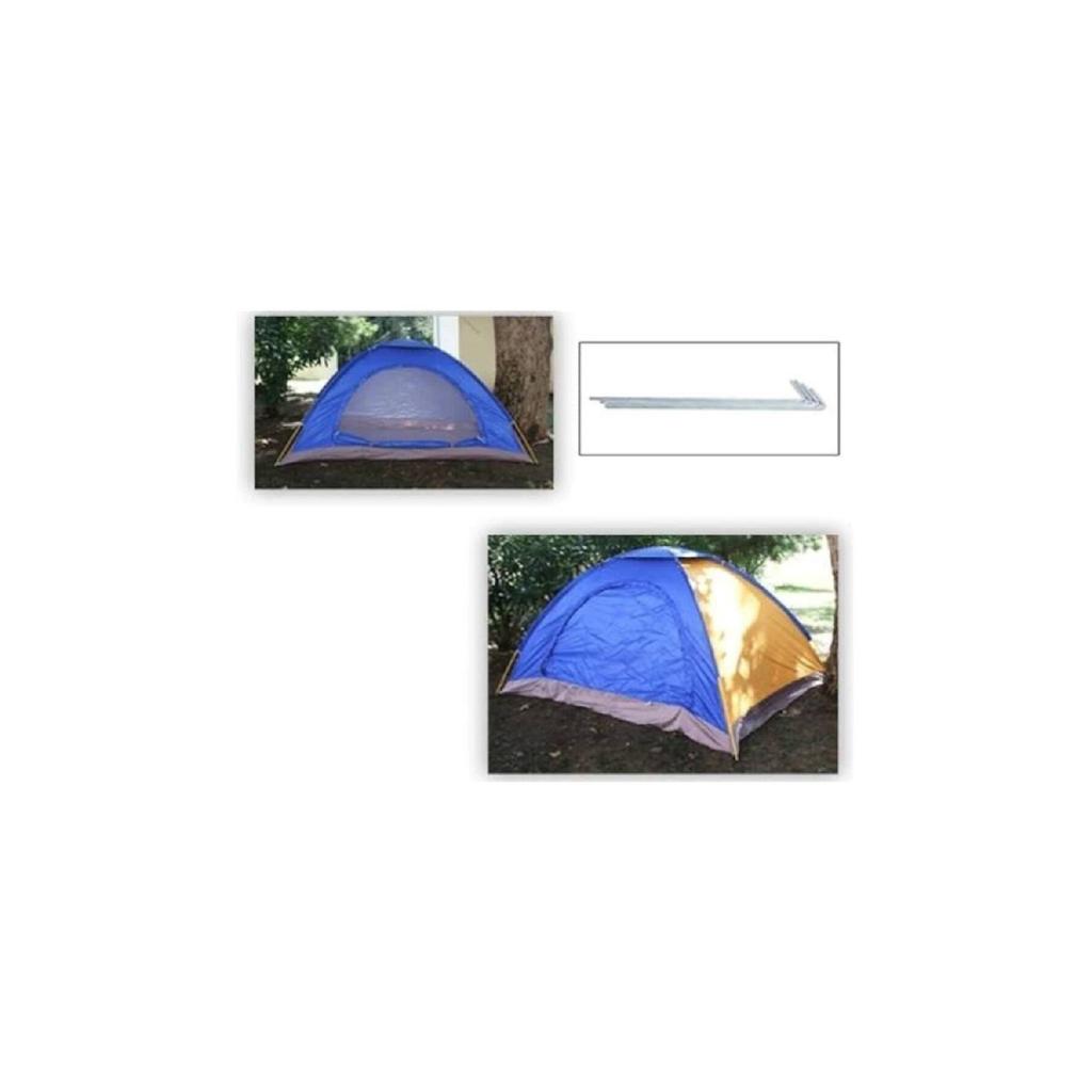 Трехместная палатка для кемпинга 200*150*110 см Простая установка Трехместная палатка