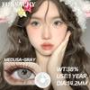 FUNSACHY Brown Korean Lenses Colored Contact Lenses For Eyes Fashion Lens Beautiful Pupil Yearly Use Natural Gray Eye Contacts