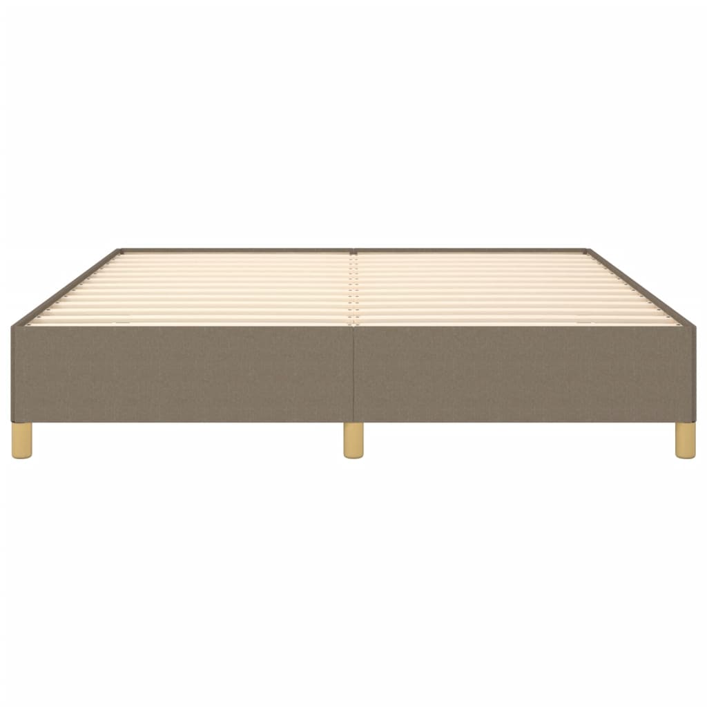 Vidaxl Rama Łóżka Bez Materaca, Taupe, 160X200 Cm, Obita Tkaniną