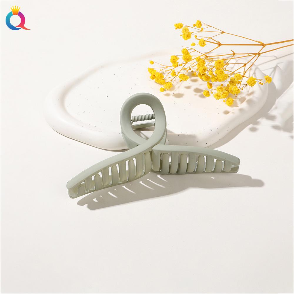 Заколка для волос Frosted Hair Clip Simple Large Clip Cross Hair Clip Coiffit Shark Clip