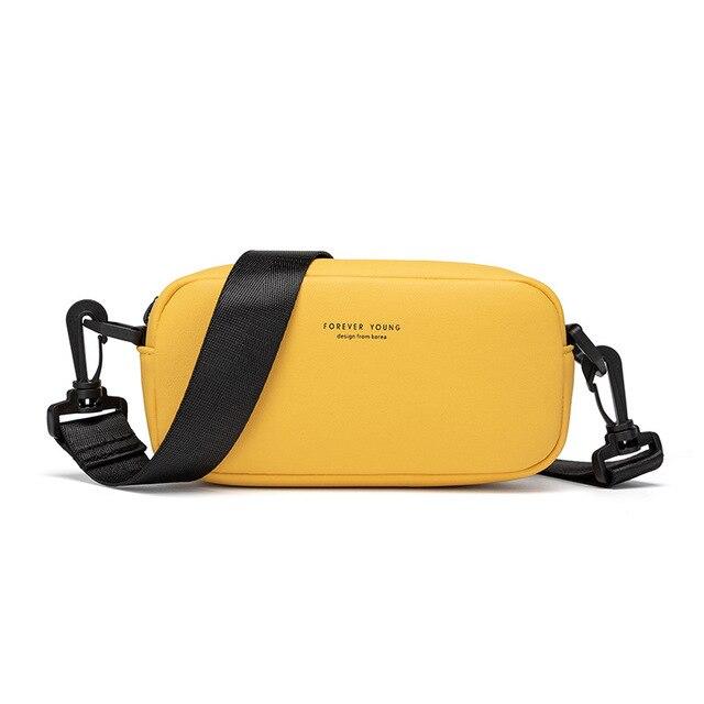 Маленькая женская сумка через плечо, однотонная женская сумка через плечо, модная сумка-мессенджер, многофункциональная сумка для телефона