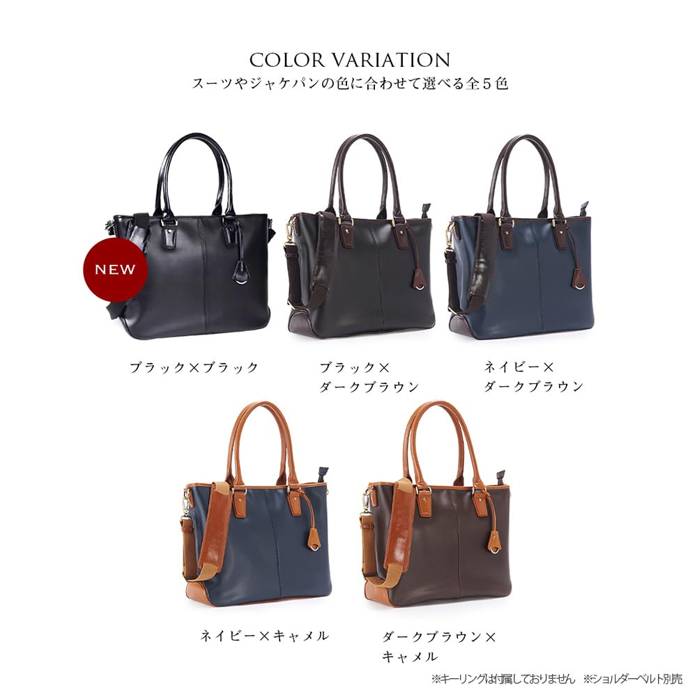 GOLDMEN GA204 Мужская деловая сумка-тоут из натуральной кожи, большой вместимости, устойчивая, формата A4B4, отделение для ноутбука, плечевой ремень продается отдельно (черный