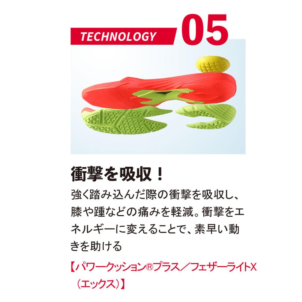 Обувь для настольного тенниса Nittaku, разработанная совместно с YONEX Moving Ace White cm (70) 23,0
