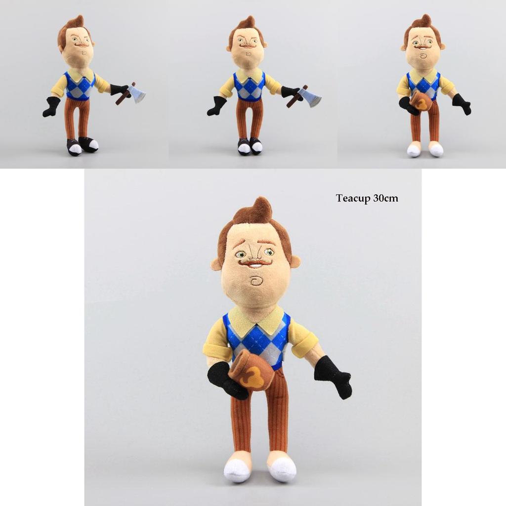 Neighbor Hello 5 Flashlight Butcher Neighbor Plush Figure Toy Doll Stuffed