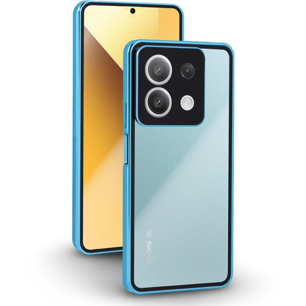 Case for Xiaomi Redmi Note 13 5G, Magnetic Dual Glass, Blue
