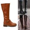 Fashion Shoes Women Boots Fashion Comfortable Waterproof Brown Long Boots for Women Plus Size Thigh High Boots Botas De Mujer 2024