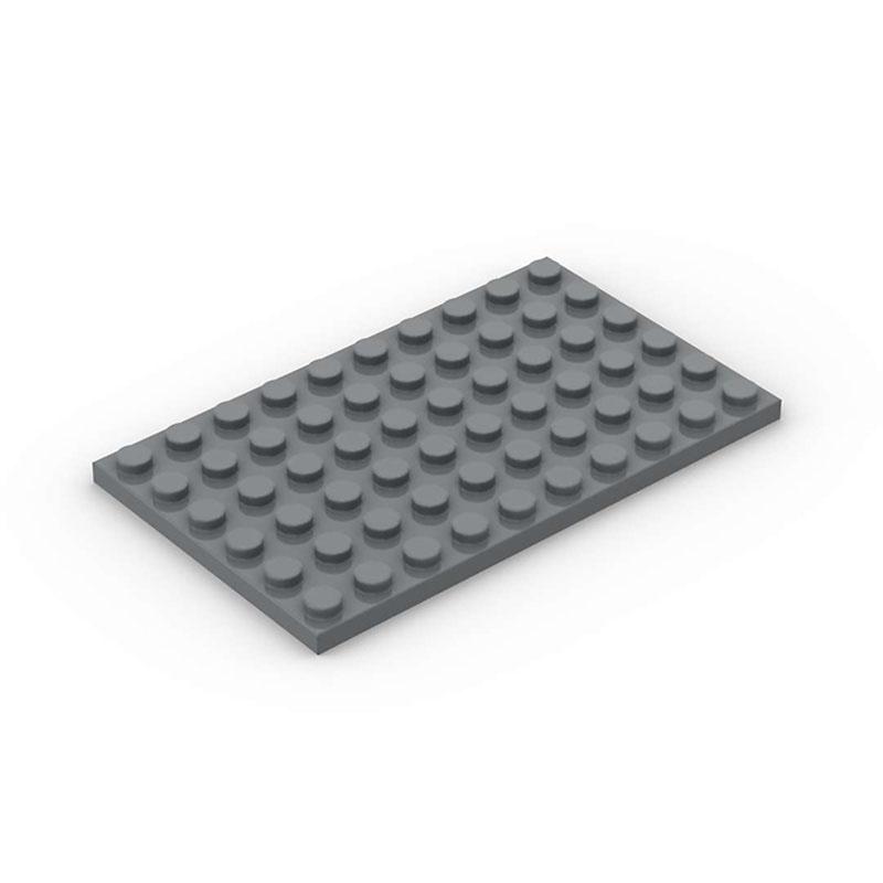 10 шт. Конструктор DIY Узкие Фигурные Кирпичики 6x10 Точек 12Цветов Обучающий Творческий Размеры Совместим с 3033 Игрушки разработан