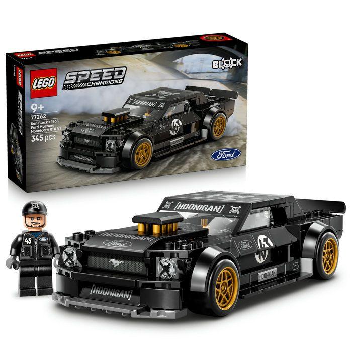LEGO Speed Champions 77262 La Ford Mustang Hoonicorn V1 de 1965 de Ken Block - Jouet 9 ans