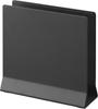 Yamazaki Slim Laptop W16 X X Tower Laptop Vertical Product 4499 Stand, Black, Approx. D5.7 H15.2cm, Storage, Positioning, Space-Saving, Number