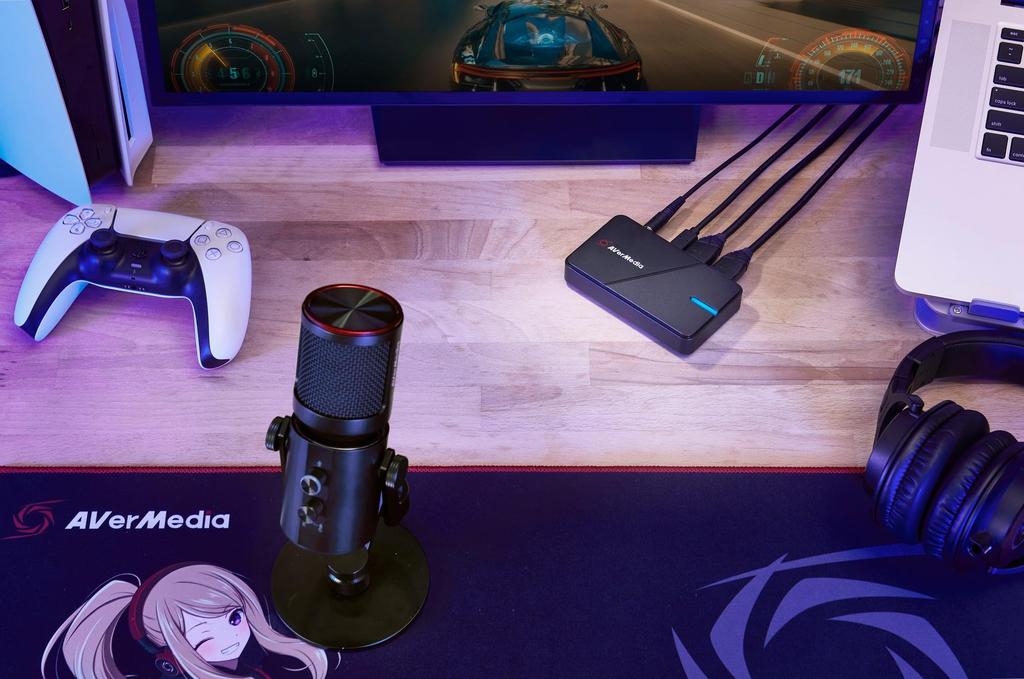AVerMedia AM350 Live Streamer Mic 350 Конденсаторный микрофон USB-C Plug-Play Профессиональный