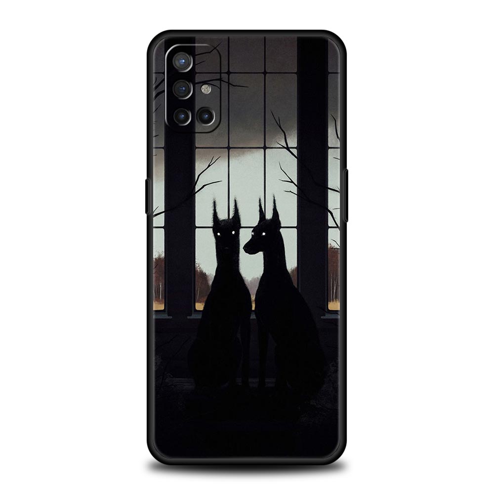 Чехол для телефона с изображением добермана для Oneplus 13R 13 12R 11 10T 10R Nord N100 N200 N10 10 9 9R 9RT CE 3 2 Z Pro 5G Мягкий ТПУ чехол Fundas