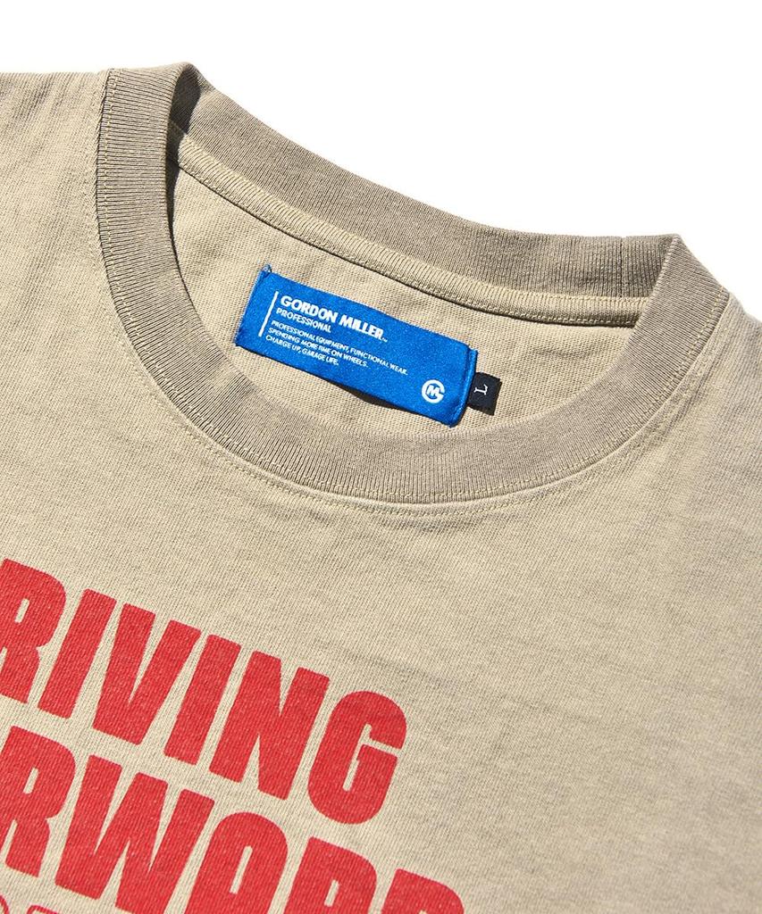 GORDON MILLER футболка с коротким рукавом DRIVING FORWARD размер L бежевая 1750807 мужская