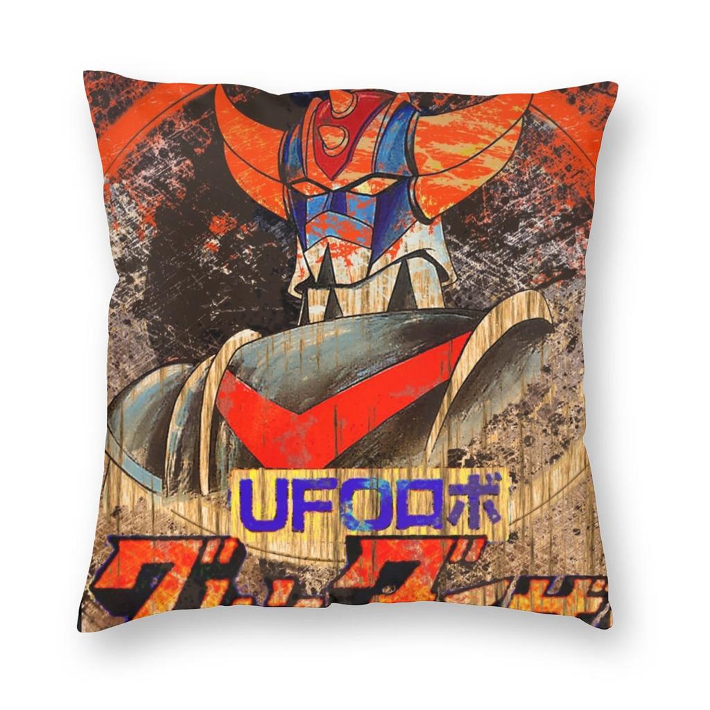 Наволочка для подушки Goldrake Ufo Robot Grendizer Мягкая полиэстеровая наволочка для подушки Декорации Наволочка для подушки Домашняя Квадратная 40*40 см