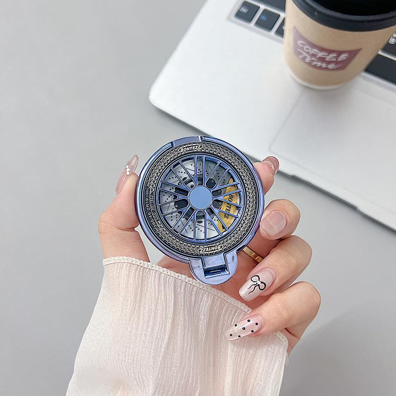 Корейский Милый Гальванический Гироскоп Держатель-Кольцо для Пальца Подставка Держатель для Мобильного Телефона для Всех Телефонов iPhone Huawei Xiaomi Чехол