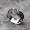 Men Rings Vintage Nordic Viking Wolf Rings Amulet Animal Fashion Jewelry