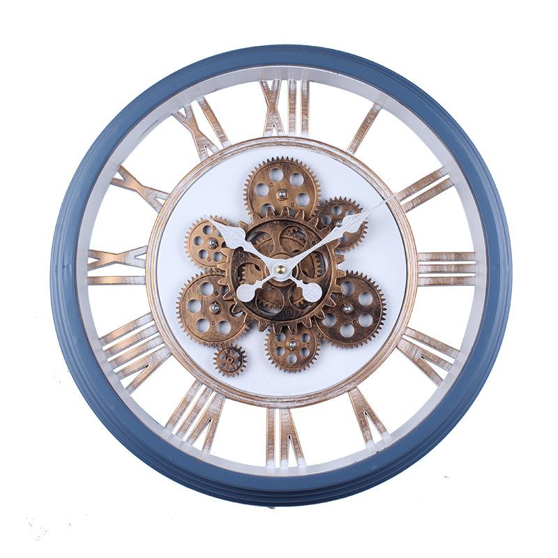 Настенные часы с шестеренками Часы в индустриальном стиле Трехмерное искусство Новые часы необычной формы Инкрустированные трехмерные бесшумные динамические часы