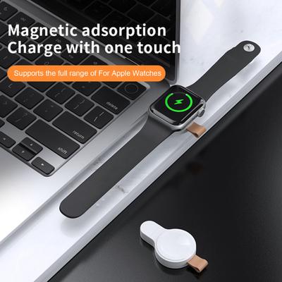 Магнитное беспроводное зарядное устройство для часов, портативное карманное зарядное устройство для умных часов, зарядная док-станция типа C для Apple Watch 8, 7, 6, 5, 4, 3, 2, 1 SE