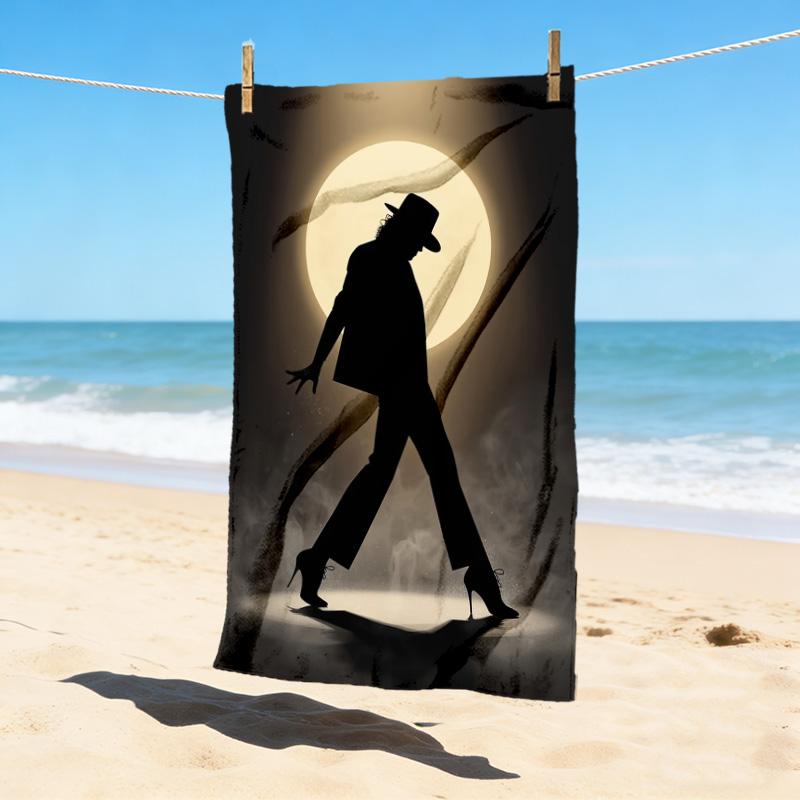 Hat Scarf Stylish Digital Printing Beach Towel Quickdrying Absorbent Blanket For Beach Pool Gym Travel