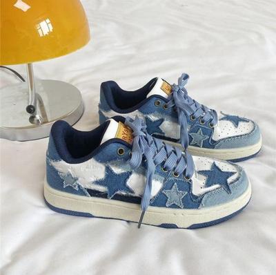 2024 Star Скейтборд обувь для мужчин и женщин Весна ретро кроссовки на толстой подошве пара повседневная обувь Tide
