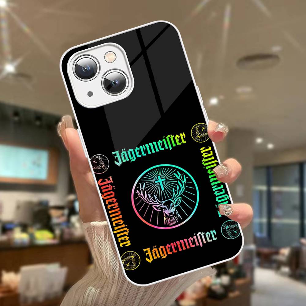 Hot J-JaegermeisterS For IPhone 14 13 12 Mini 11 Pro XS Max X XR 14 Plus Tempered Glass Cover