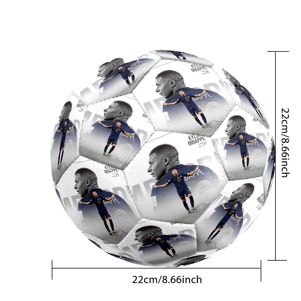 Mbappe1 Size 5 Soccer Football Machine-Stitched Indoor/Outdoor Universal Football Soccer Accessory