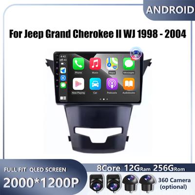 Android Carplay Auto Для Jeep Grand Cherokee II WJ 1998 - 2004 Автомагнитола Навигация GPS Мультимедийный Видеоплеер DSP 4G AMI