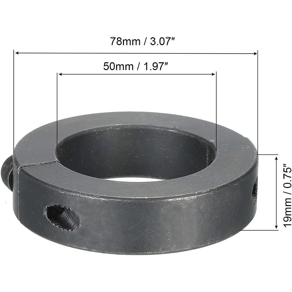 Внутренний диаметр 6-55 мм Двойной разъемный зажимной воротник Отверстие удерживающий зажим Системы конвейерных лент