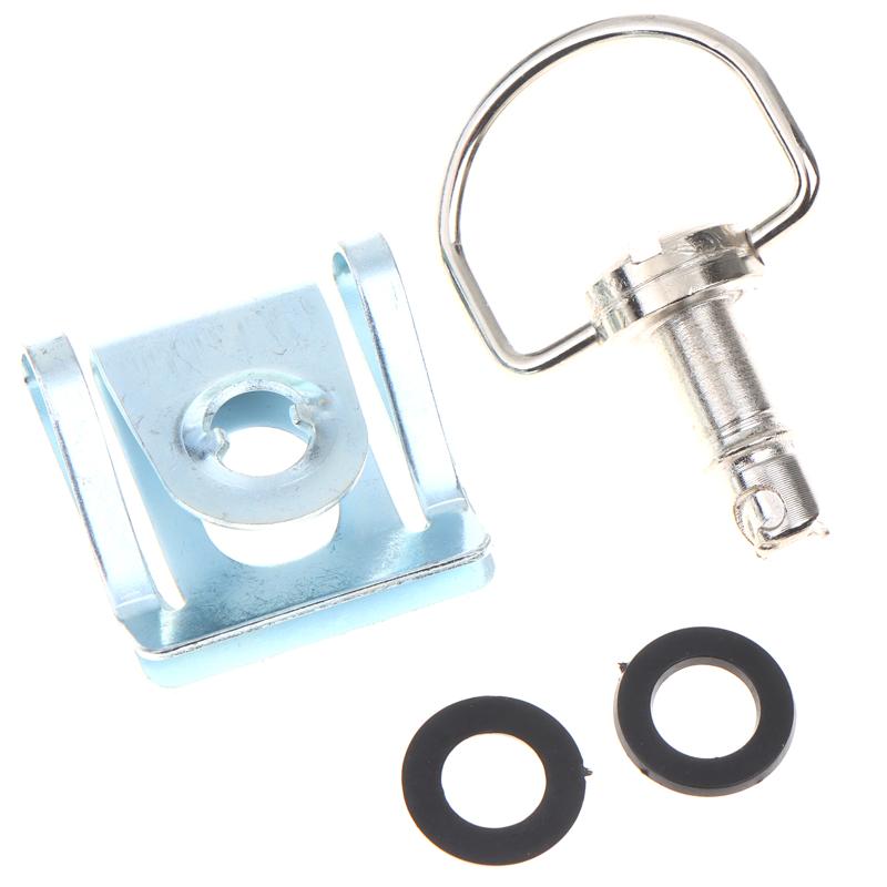 17mm Motorcycle Quick Release Screws 1/4 D-Ring Turn Race Fairing Fasteners Secure Lock for Motorbike Body Panel Fix