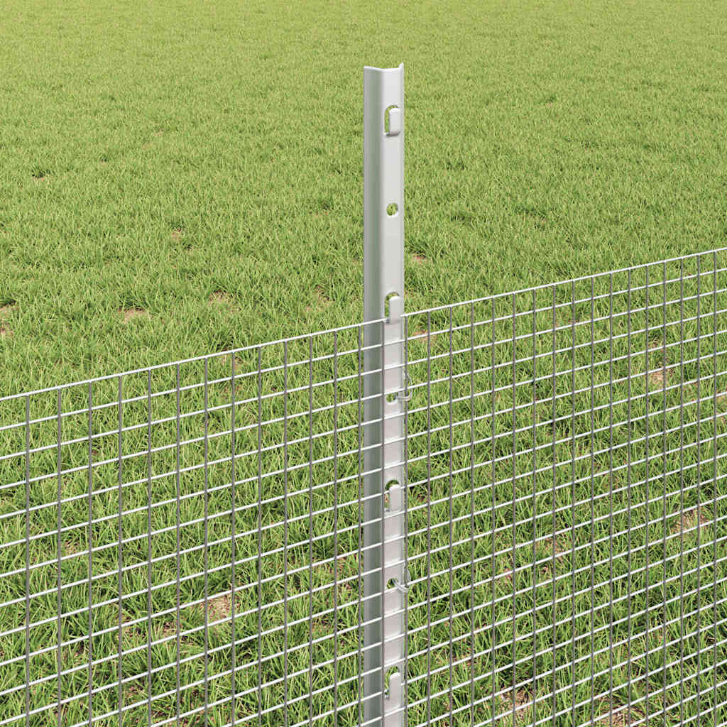 Welded Wire Fence with Posts 10 x 0.5 m (W x H)