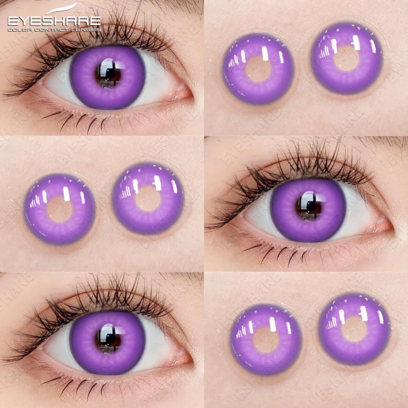 Eyeshare Косплей Цветные контактные линзы для глаз Хэллоуин Сумасшедшие цветные линзы Косметика Красота Ученик Годовое использование