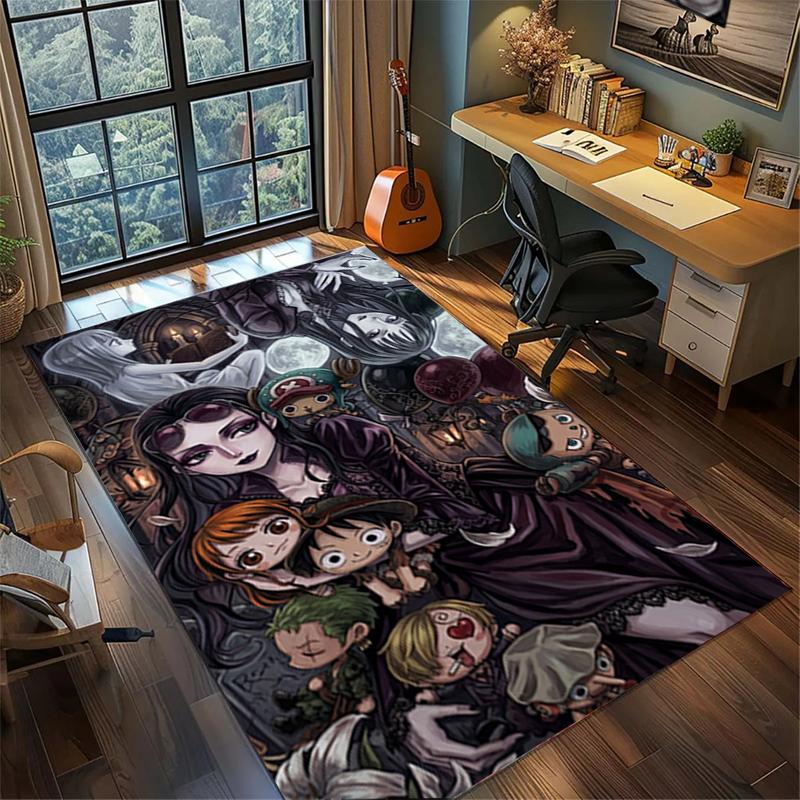 Gamer Room Large Area "ONE PIECE" Non Slip Washable Rug Carpet Bedroom Home Decor kwq52