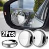 Rear View Mirror, Small Circular Mirror, Reverse 360 Degree Wide-angle View, Blind Spot Auxiliary Mirror, Waterproof Mirror