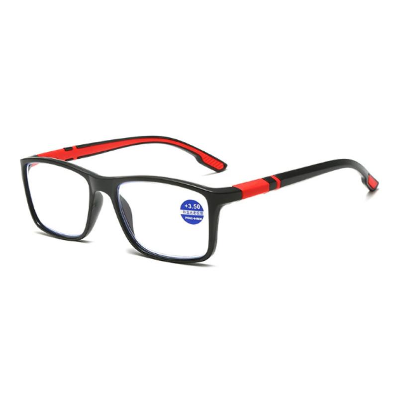 3 шт. Сверхлегкие очки для чтения, блокирующие синий свет, спортивные очки для пресбиопии для мужчин и женщин, очки для дальнозоркости +100~+400