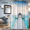 Bathroom Thickened Waterproof Curtain Mildew Proof Shower Curtain Shower Partition Curtain Shower Curtain Bathroom Curtain Free Perforation