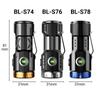 30W COB High Power LED Flashlights Tail Magnet with Side Lights Mini Torch Camping Fishing Lantern USB Rechargeable Hat Clip Light