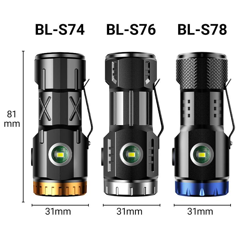 30W COB High Power LED Flashlights Tail Magnet with Side Lights Mini Torch Camping Fishing Lantern USB Rechargeable Hat Clip Light