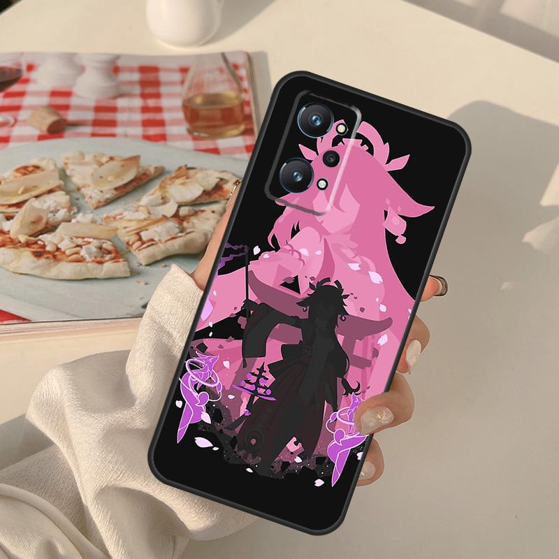 Игровой чехол Genshin Impact для Realme C3 C11 C15 C21 GT Master GT Neo2 8 Pro 8i OnePlus 9 Pro 8T 9R Nord2