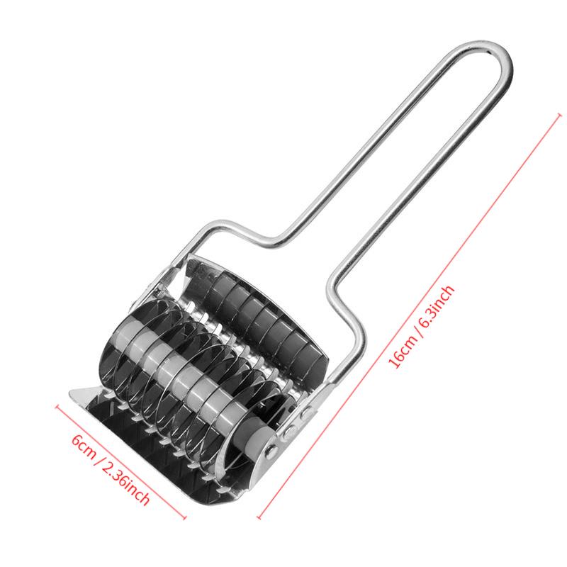 Нержавеющая сталь большой пельменный круглый роликовый станок для теста резаки для домашней выпечки кухонный инструмент для пирогов, пиццы, теста для раскатки