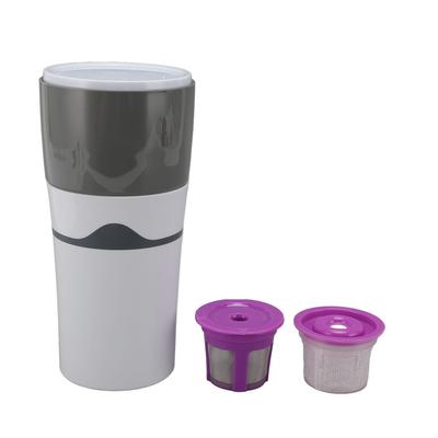 Дорожная кружка для кофе Pour Over из нержавеющей стали с защитой от протечек, ручная капельная кофеварка для кемпинга, офиса, дома