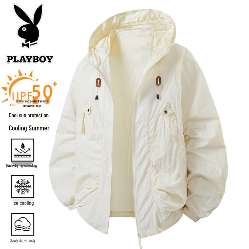 PLAYBOY Мужская легкая солнцезащитная куртка с защитой от УФ-лучей