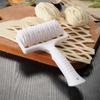 Large Size Cookie Pie Pizza Cutter Bread Pastry Cake Ribbon Embosser Roller Lattice Craft Cooking Tools Cutter Mold DIY