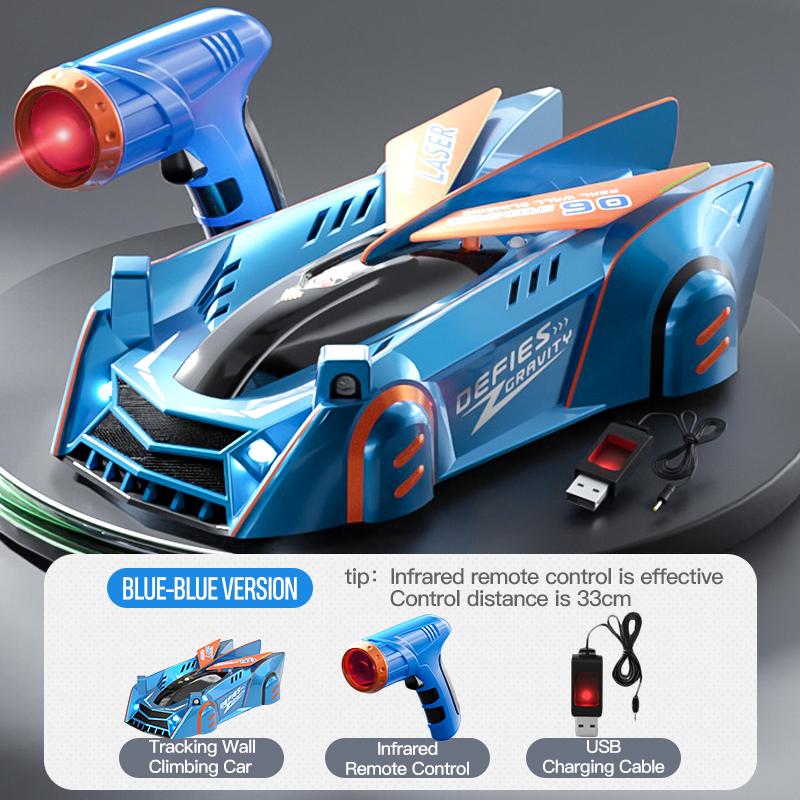 Infrared Sensor Remote Control Wall-Climbing Car, Four-Wheel Drive Toy Racing Car For Children