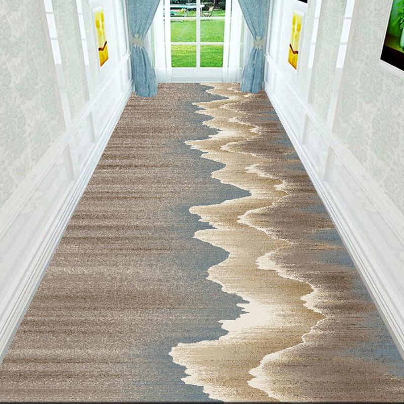 3D Гостиная Красивый пейзаж Коврик для пола Спальня Полноразмерная кровать Прикроватный коврик для ползания Журнальный столик Коврик у входной двери