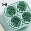 Форма для льда Rose Ice Cube Mold из пищевого силикона для коктейлей Whiskey BPA Free Ice Cube Maker