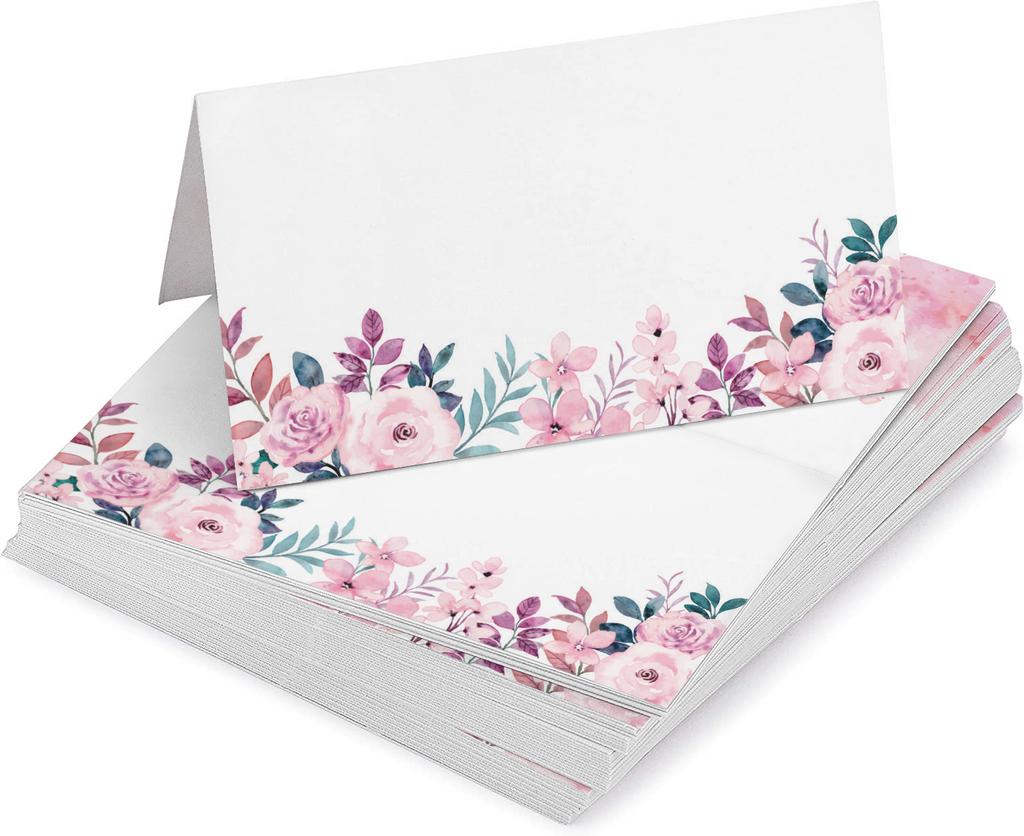 Inkdotpot Упаковка из 24 печатных палаточных столиков, карточки с местами для сервировки стола на свадьбу, именные карточки для сопровождения свадьбы на День Благодарения