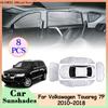 Car Sunshades for Volkswagen VW Touareg MK2 7P Hybrid 2010~2018 2012 Full Coverage Windshield Front Rear Window Visor Accessorie